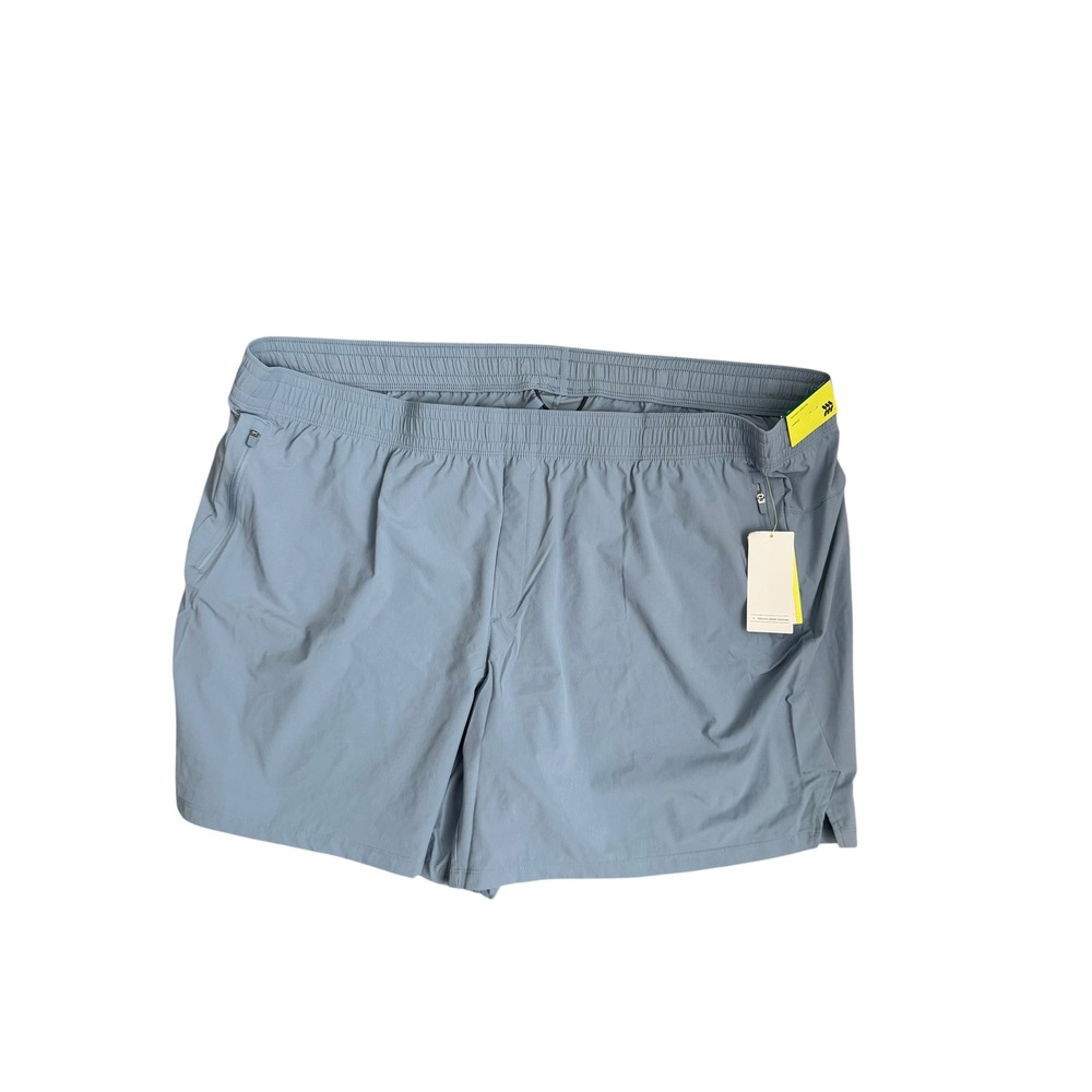 All‎ in Motion Mens Woven Shorts Light Blue 7" Inseam 3XL Unlined Gym New NWT